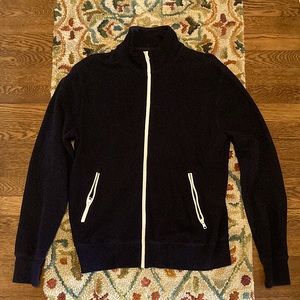 J. Crew full zip collared sweatshirt
